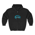 Lyn Evily Zip Hoodie — Vintage Teal Logo Full-Zip Sweatshirt